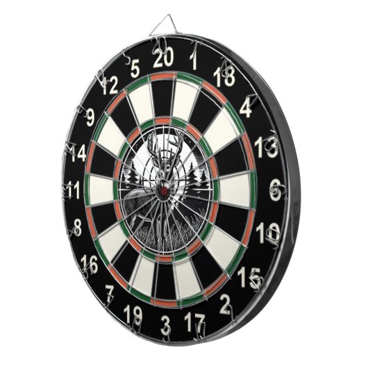 Cerf circulaire avec cible forestière (Devant droit)