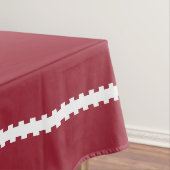 Cerf Cranberry Red Peace Joy Wreath Nappe (In Situ)
