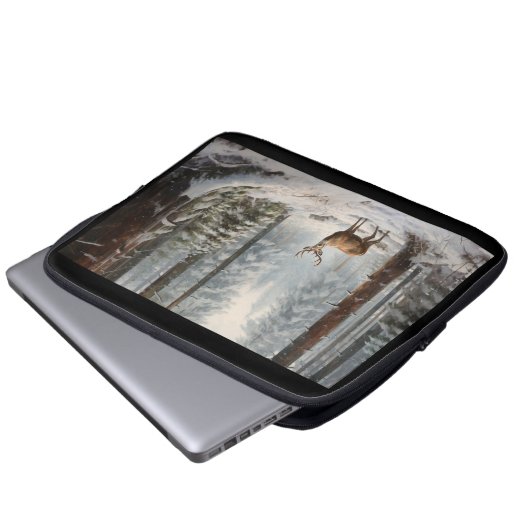 Cerf dans sac électronique d'hiver (Devant bas)