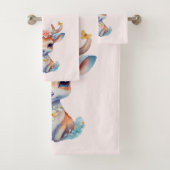 Cerf de Bébé mignon avec Antlers et Fleurs (En situation)