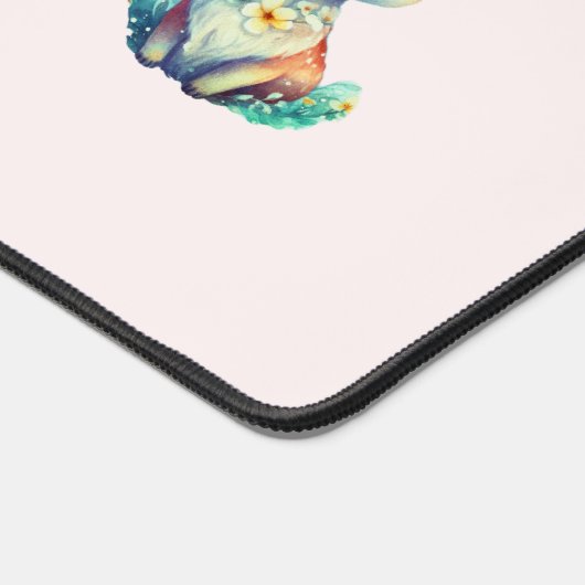 Cerf de Bébé mignon avec Antlers et Fleurs (Coin)