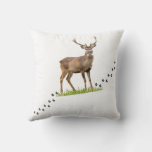 Cerf de l'âme de la forêt - Coussin jetable