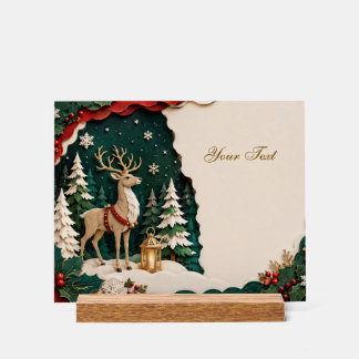 Cerf de Noël Forest Frame