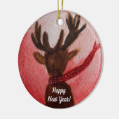 Cerf de Nouvel An Ornement (Gauche)