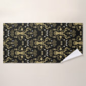 Cerf d'or scandinave moderne (Serviette de bain)