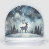 Cerf d'une Nuit d'Hiver Étoilée (Arrière)