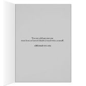 Cerf en bois noir rustique de campagne Merci (Intérieur (Droit))