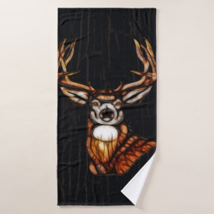 Cerf en bois personnalisé de campagne rustique