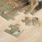 Cerf et Cottage - Puzzle (Côté)