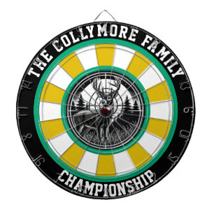 Cerf forestier avec superposition cible