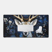 Cerf gothique floral céleste de minuit (Clavier et souris)