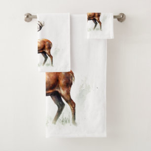 Cerf immense avec bois
