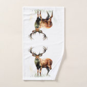 Cerf immense avec bois  (Serviette à main)