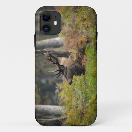 Cerf in het bos van Fontainebleau Case-Mate iPhone Case (Achterkant)