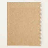 Cerf noir rustique | Kraft | Nom de famille (Dos)