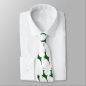 Cerf Vert Sur Cravate blanche (Attaché)