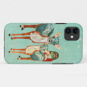 Cerfs communs ambres et azurés avec le coque (Dos (Horizontal))