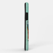 Cerfs communs ambres et azurés avec le coque (Dos/Droite)