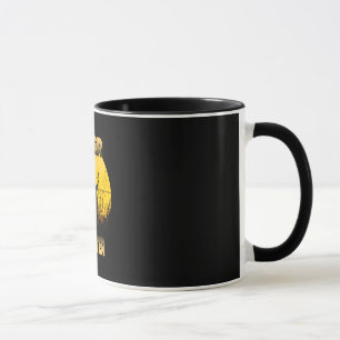Cerfs communs dans la tasse de poils croisés