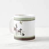 Cerfs communs de bébé et tasse de mamans (Devant gauche)