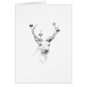 cerfs communs de daine-écrou