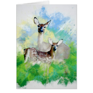 Cerfs communs de mule