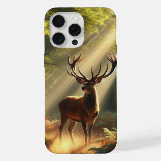 Cerfs dans la forêt du matin (Verso)