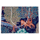 Cerfs dans la forêt, William Morris Grand sac cade (Devant)
