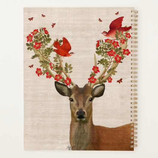 Cerfs et Inséparables (Dos)