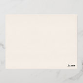 Cerise Blossom Elégante VÉRITABLE Rose Gold Cartes (Verso)