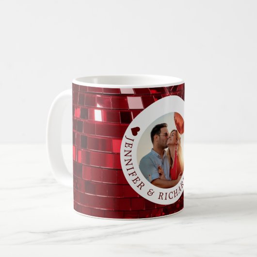 Cerise Codée personnalisée Valentine's Day Mug (Devant gauche)