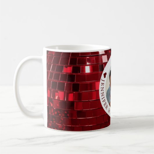 Cerise Codée personnalisée Valentine's Day Mug (Gauche)