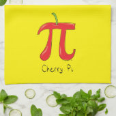 Cerise Cute Math Pi Day Pie Cuisine Serviette de c (Plié)