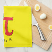 Cerise Cute Math Pi Day Pie Cuisine Serviette de c (Quart Plié)