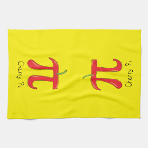 Cerise Cute Math Pi Day Pie Cuisine Serviette de c