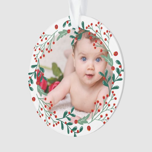 Cerise de Noël pour bébé (devant)