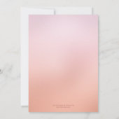 Cerise Fleur Orchard Après Faire-part de mariage (Dos)