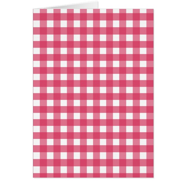 Cerise gingham (Voorkant)