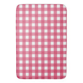 Cerise gingham badmat (Voorkant Verticaal)