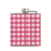 Cerise gingham heupfles (Achterkant)