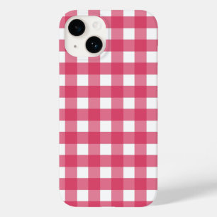 Cerise gingham Hoesje-Mate iPhone case