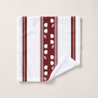 Cerise Rayures de Jacquard Luxe