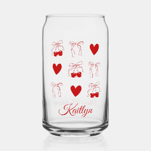 Cerise Red Bow Coquette Bachelorette Party Favoris