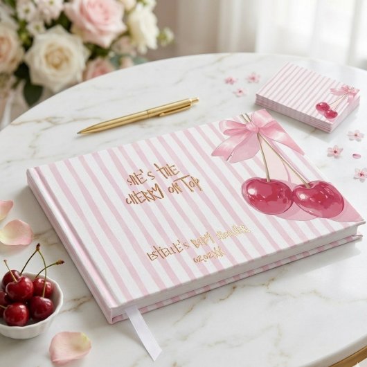 Cerise Rose Rouge Rétro Arc Été Douche