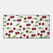 Cerise Rouge, Motif De Cerises, Feuilles, Fruits (Recto)