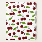Cerise Rouge, Motif De Cerises, Feuilles, Fruits (Dos)