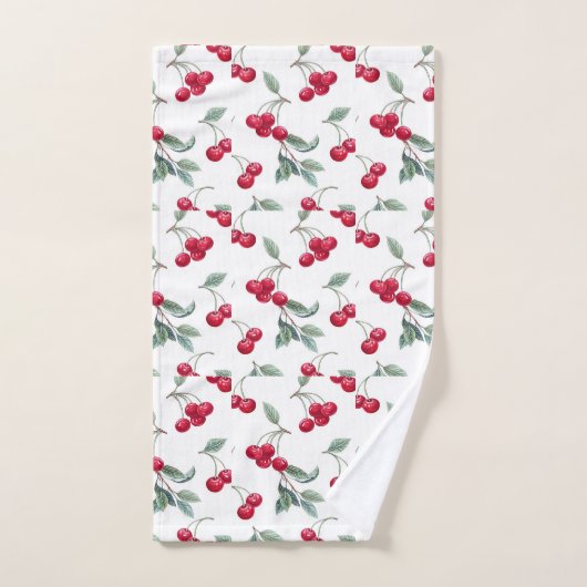Cerises (Serviette à main)