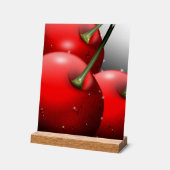 Cerises avec gouttes de ragoût (Angle)