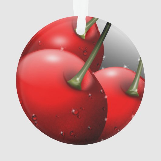 Cerises avec gouttes de ragoût (dos)