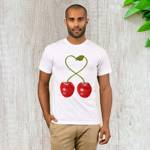 Cerises avec stems Mens T-Shirt